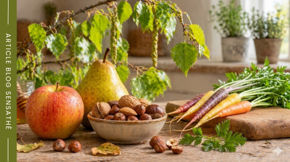 Allergies croisées alimentaires liées au pollen de bouleau avec pomme, poire, noisettes et carotte - Herboristerie Sensathé
